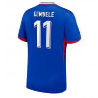 Camiseta Francia Ousmane Dembele #11 Primera Equipación Replica Eurocopa 2024 mangas cortas